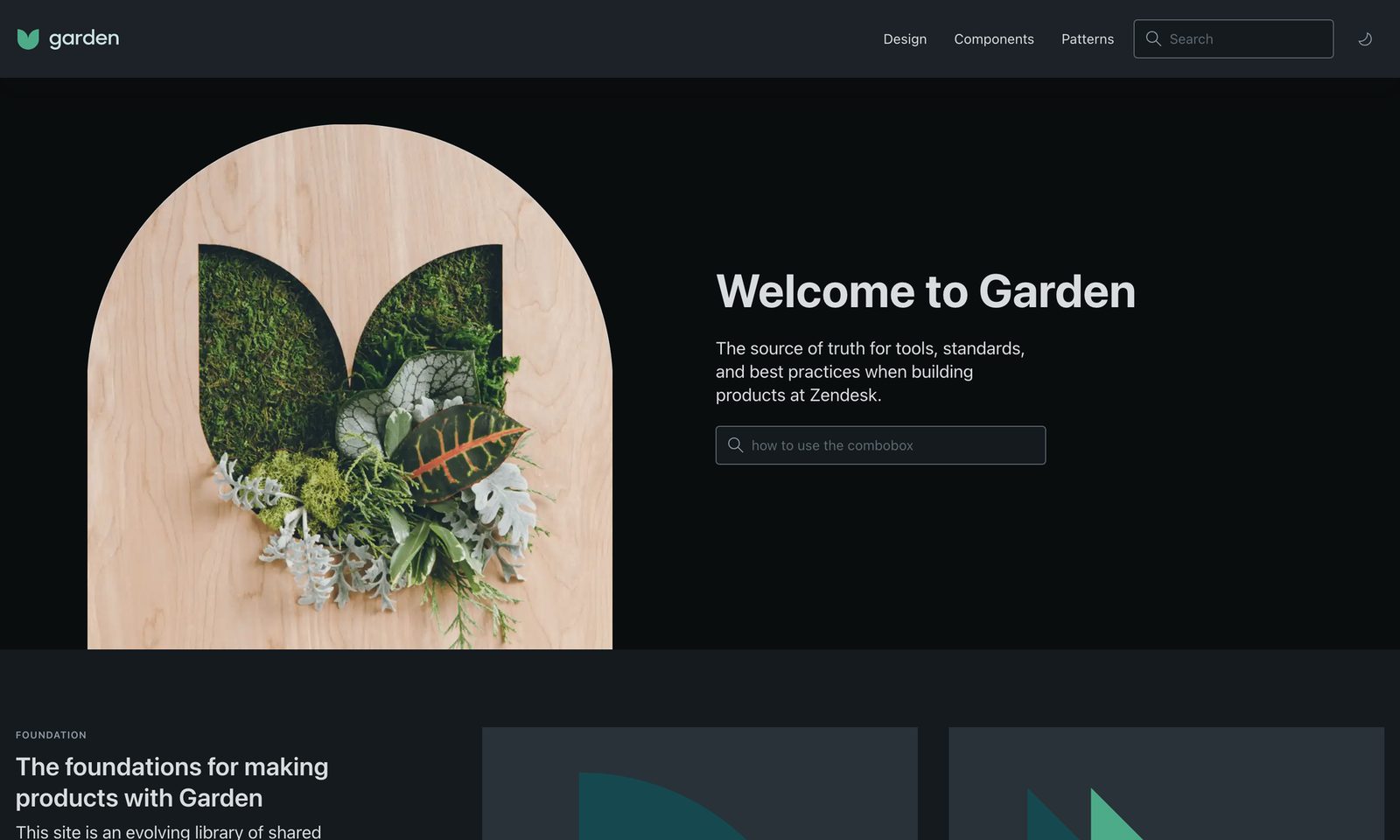 Zendesk&rsquo;s Garden: a calm, accessible product system. Source: garden.zendesk.com