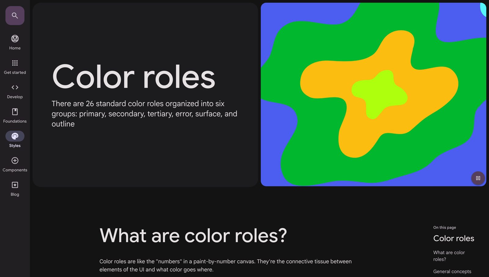 Material&rsquo;s role system lets one component re-skin across brands purely through tokens. Source: m3.material.io