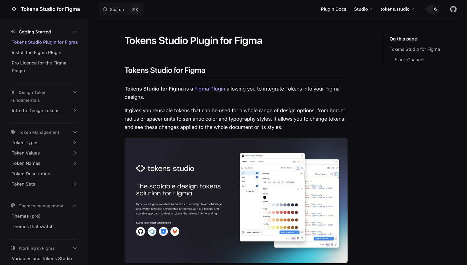 Tokens Studio manages and exports DTCG-format tokens straight from Figma. Source: docs.tokens.studio